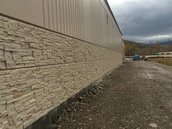 Form liner precast concrete feature Mountain View Precast